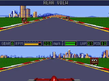 Mario Andretti Racing (USA, Europe) screen shot game playing